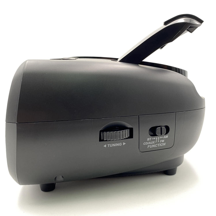 Proscan - BoomBox/Lecteur CD avec Bluetooth, Radio AM/FM et Entrée AUX, Noir - Simple Boutique