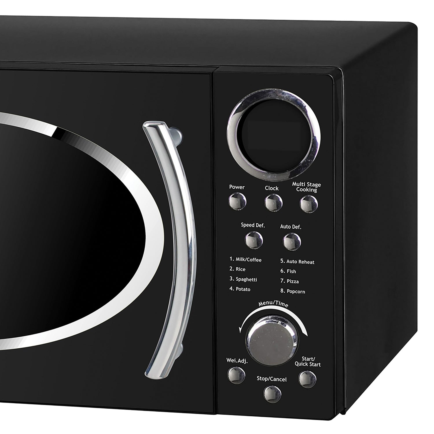 RCA - Micro-Ondes de 0.9 Pied Cube, 900 Watts, Style Rétro, Noir - Simple Boutique
