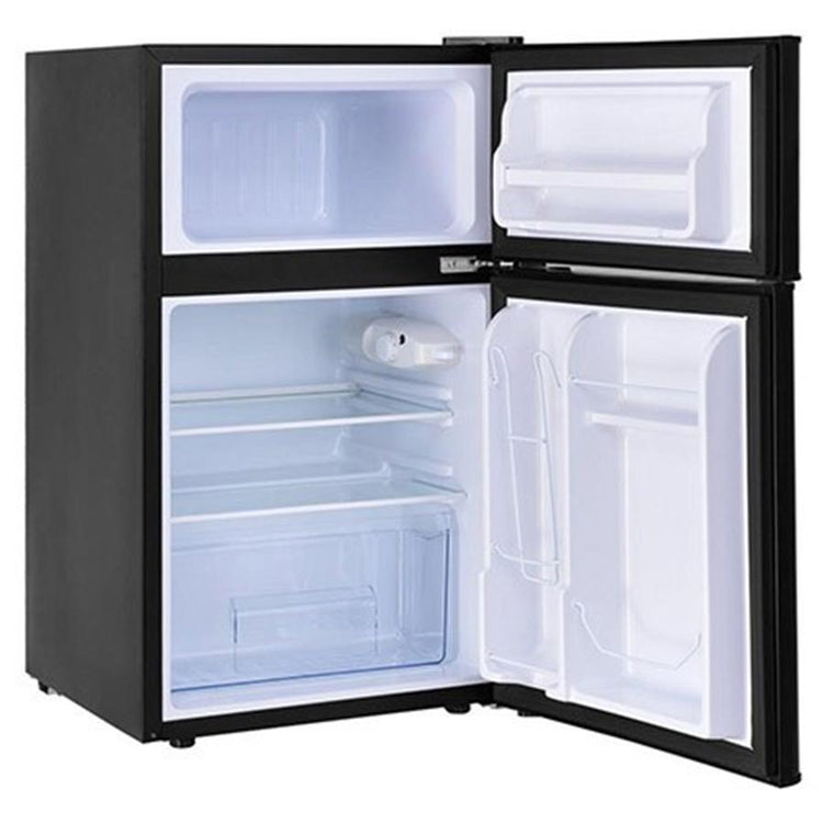 RCA RFR832 Réfrigérateur 3.2 pi3 à 2 Portes avec Congélateur en Haut Noir - Simple Boutique