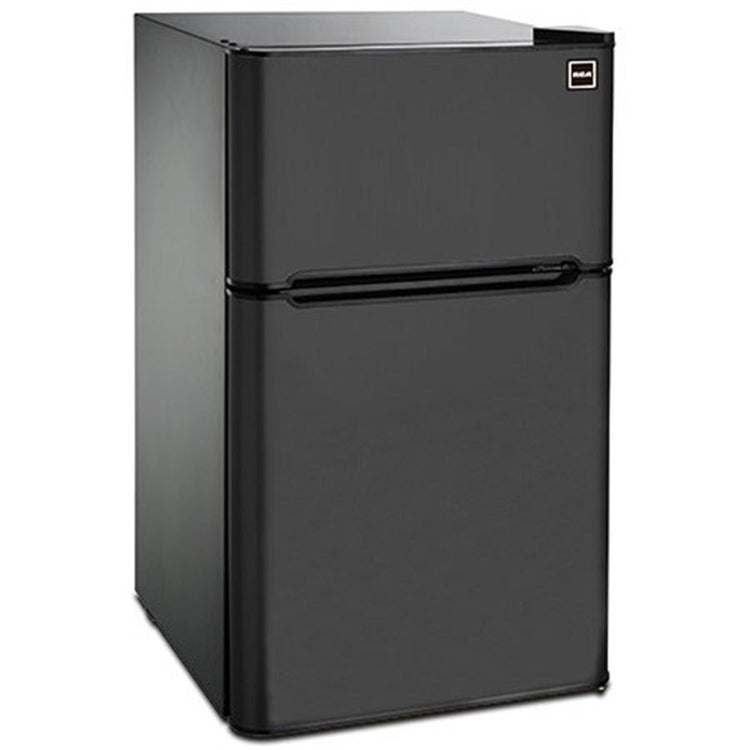RCA RFR832 Réfrigérateur 3.2 pi3 à 2 Portes avec Congélateur en Haut Noir - Simple Boutique