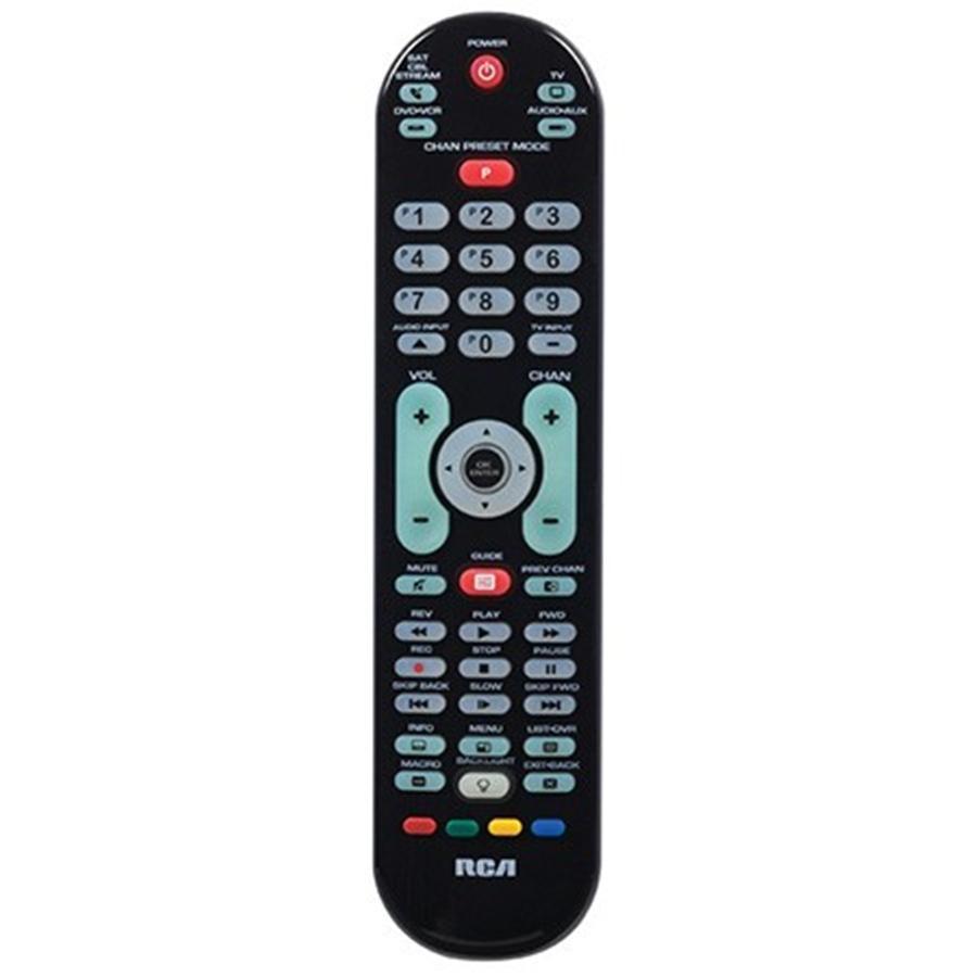 RCA - Télécommande Préréglée Universelle pour 4 Appareils, Noir - Simple Boutique