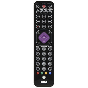 RCA - Télécommande à Rétroéclairage Ultra-Mince pour 6 Appareils, Noir - Simple Boutique