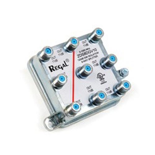 REGAL Splitter Y coaxial F Type 1 IN x 8 OUT - 5~1000 MHz - Simple Boutique