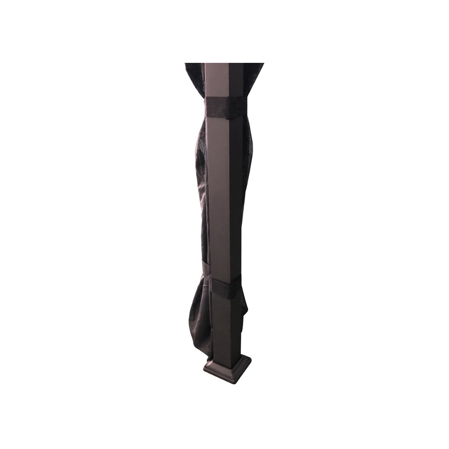 Rideau pour Gazebo 12' x 16' , Résistant à l'eau, Noir - Simple Boutique