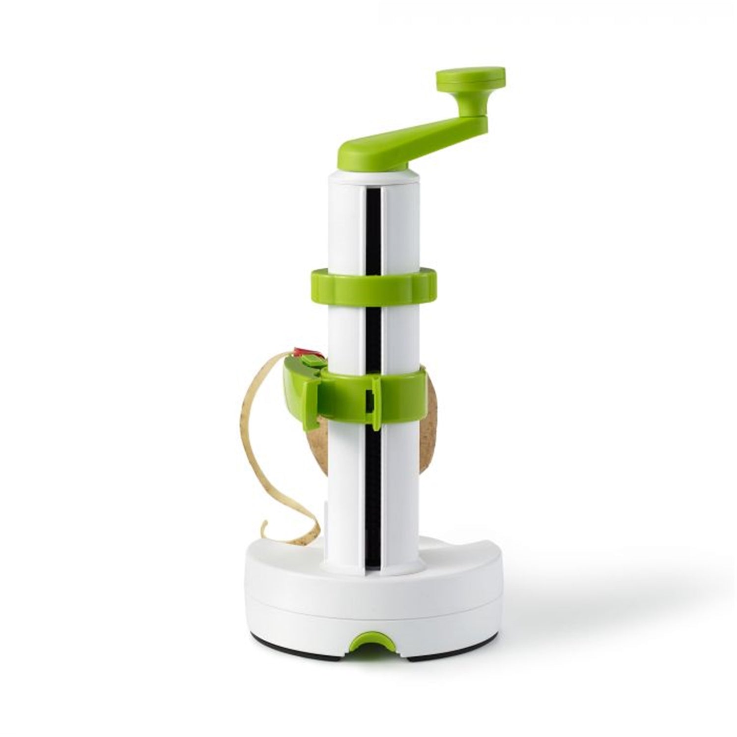 Rotato - Éplucheur à Fruits et Légumes Manuel, Base Antidérapante, Vert - Simple Boutique