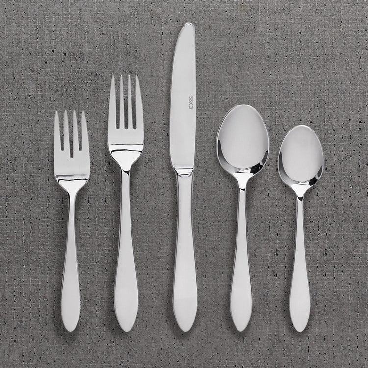 Safdie & Co - Ensemble de Couverts/Coutellerie en Acier Inoxydable, 20 Morceaux, Vont au Lave-Vaiselle - Simple Boutique