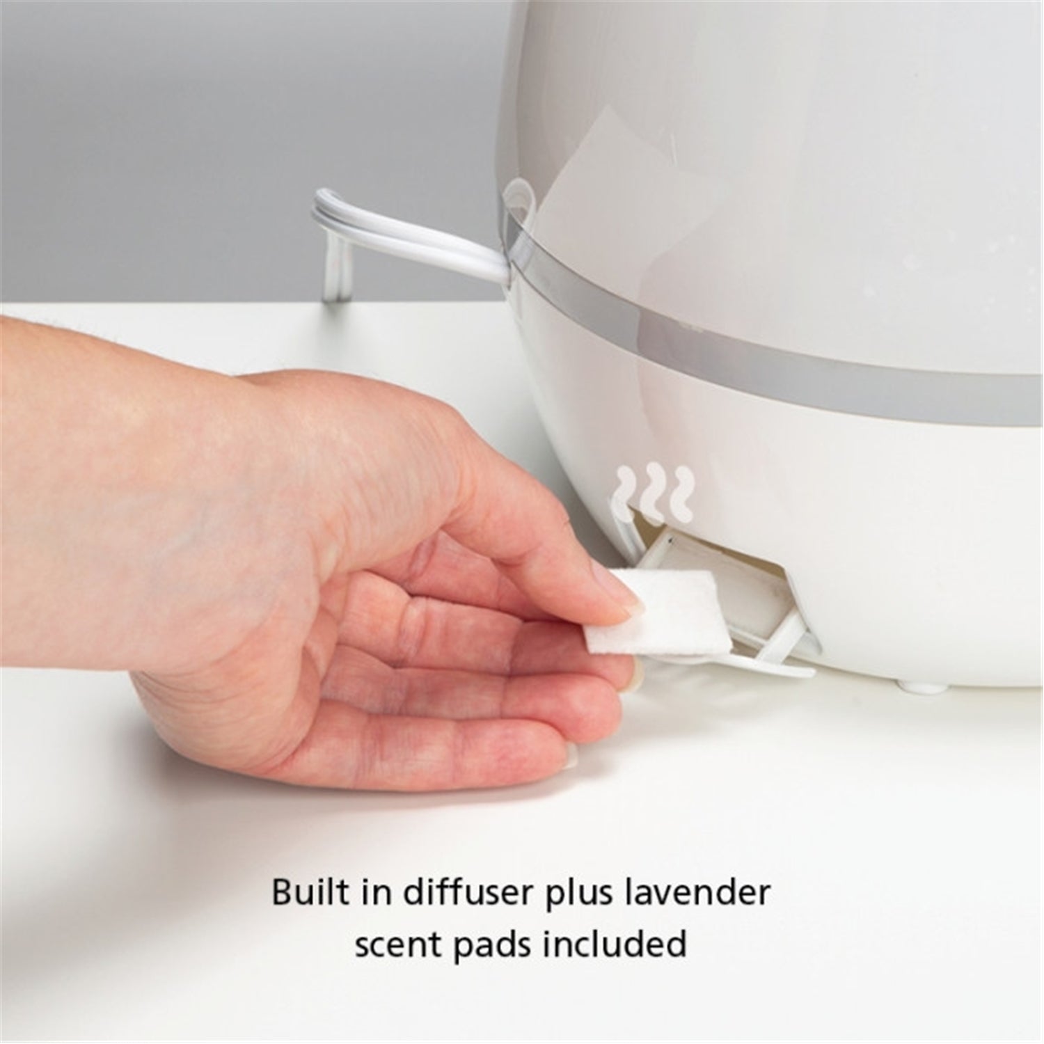 Safety 1st - Humidificateur 3 en 1 pour Chambre d'enfant, Facile à Nettoyer, Veilleuse Intégrée, Blanc - Simple Boutique