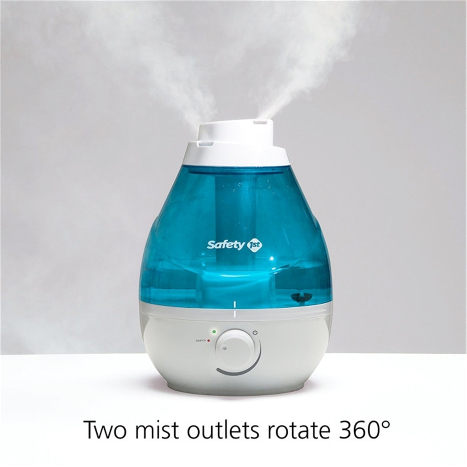 Safety 1st - Humidificateur à Brume Fraiche Ultrasonic Pour Chambre d'enfant, Buse Rotative, Bleu - Simple Boutique