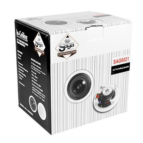 Saga Contractor 2 haut-parleurs plafond encas. Kevlar 2-way 6.5