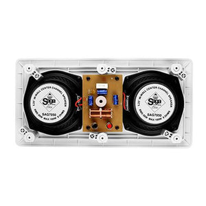 Saga Elite Haut-parleur mural double central Kevlar 100W 6.5" - Simple Boutique
