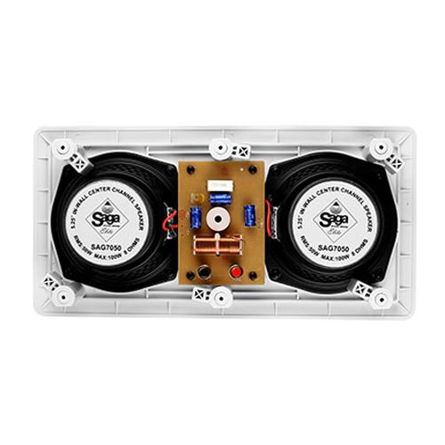 Saga Elite Haut-parleur mural double central Kevlar 100W 6.5" - Simple Boutique