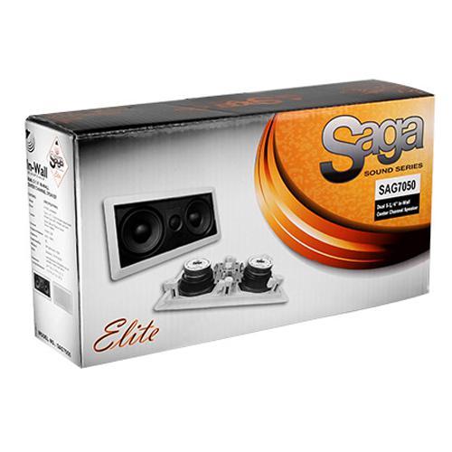 Saga Elite Haut-parleur mural double central Kevlar 100W 6.5" - Simple Boutique