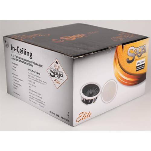 Saga Elite haut-parleur plafond encastré Kevlar 6.5" angle 15º - Simple Boutique