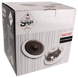 Saga Elite haut-parleurs plafond encas. Kevlar 6.5" 2voies paire - Simple Boutique