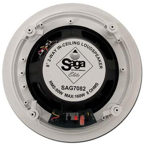 Saga Elite haut-parleurs plafond encas. Kevlar 8" 2 voies paire - Simple Boutique
