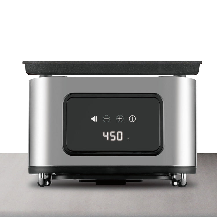 Salton AF2090 Friteuse à Air, Capacité de 4.6L, 10 Fonctions Préprogrammées, Panier en Verre, Noir - Simple Boutique
