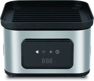 Salton AF2090 Friteuse à Air, Capacité de 4.6L, 10 Fonctions Préprogrammées, Panier en Verre, Noir - Simple Boutique