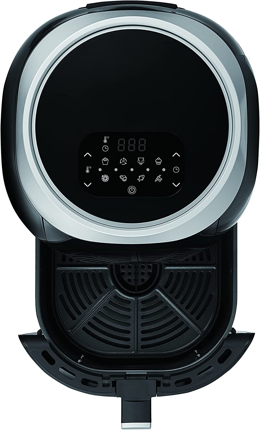Salton AF2103 Friteuse à Air XXL, Capacité de 8L, 8 Fonctions Préprogrammées, Affichage Digital, 1700 Watts, Noir - Simple Boutique