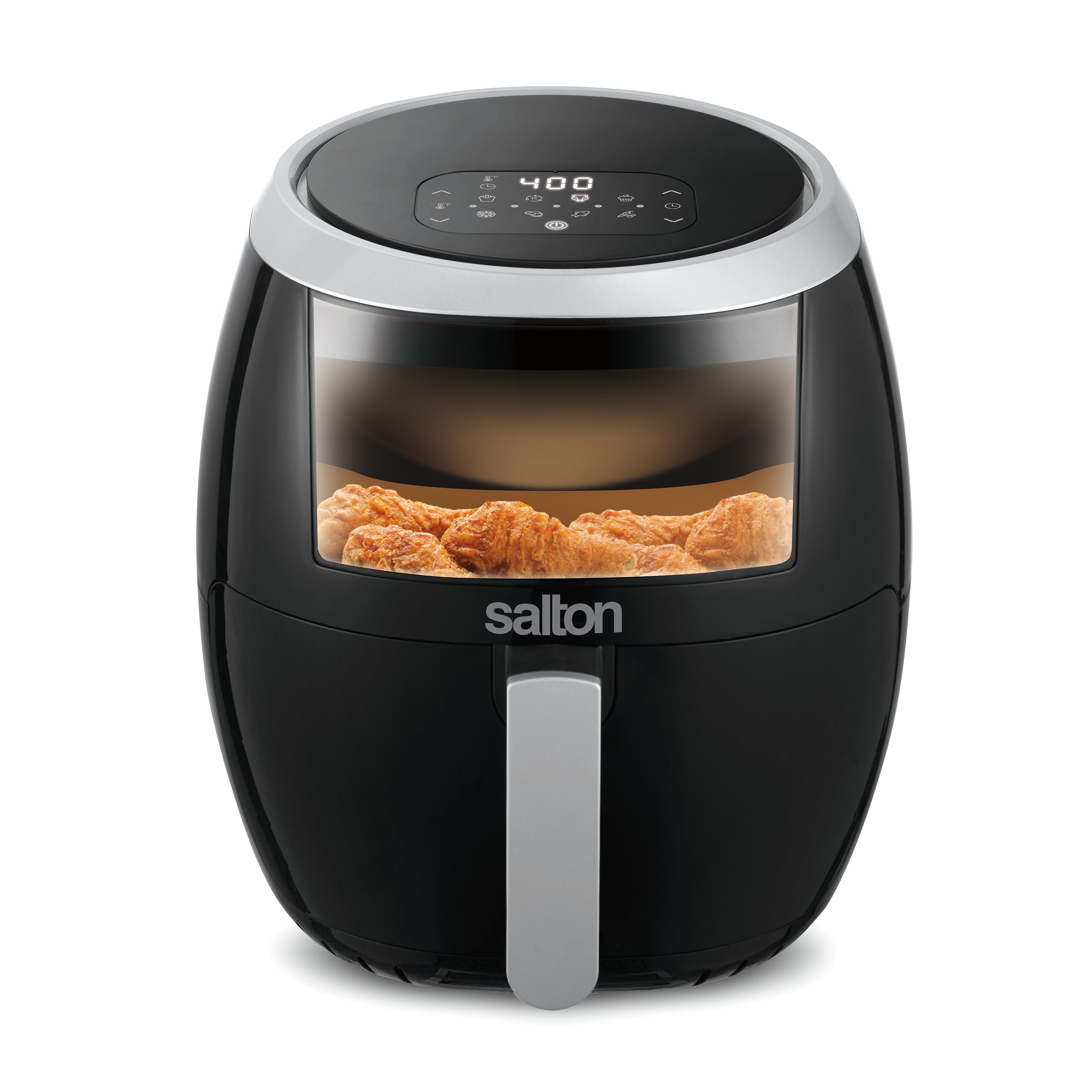 Salton AF2103 Friteuse à Air XXL, Capacité de 8L, 8 Fonctions Préprogrammées, Affichage Digital, 1700 Watts, Noir - Simple Boutique