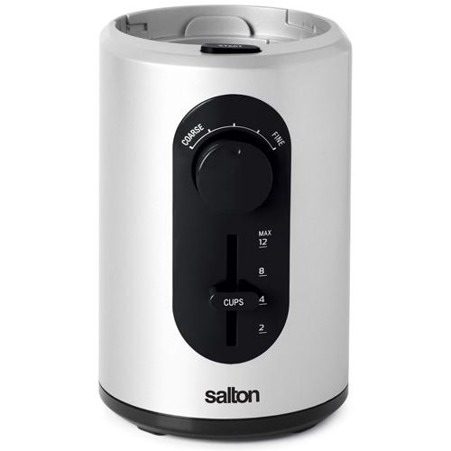Salton CG1451 Moulin À Café Et Épices Deluxe Acier Inoxydable - Simple Boutique