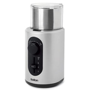 Salton CG1451 Moulin À Café Et Épices Deluxe Acier Inoxydable - Simple Boutique