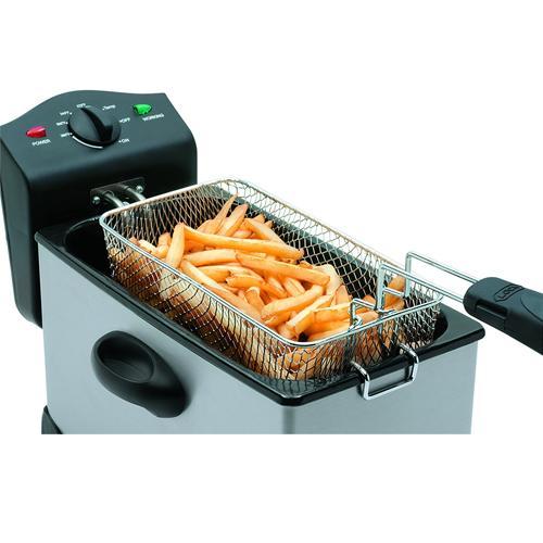 Salton DF1233 Friteuse Facile À Nettoyer Acier Inoxydable 3 Litres - Simple Boutique