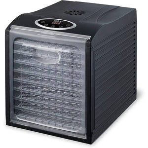 Salton - Déshydrateur Électrique XXL avec 9 Plateaux, Contrôle Numérique de la Température, Noir - Simple Boutique
