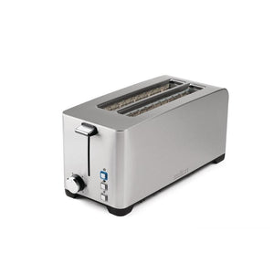 Salton ET1817 Grille-Pain a Longues Fentes En Acier Inoxydable 4 Tranches - Simple Boutique