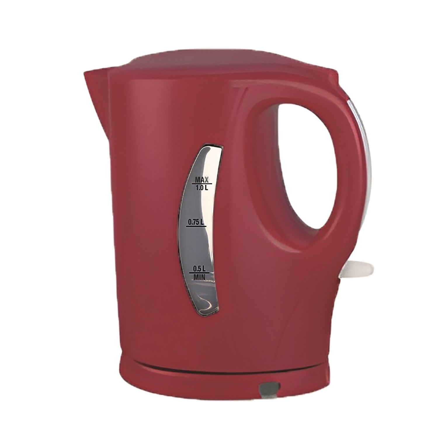 Salton Essentials - Bouilloire Électrique Sans-Fil avec une Capacité de 1 Litre, Rouge - Simple Boutique