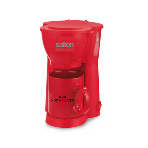 Salton Essentials Cafetière 1 Tasse Compacte Rouge