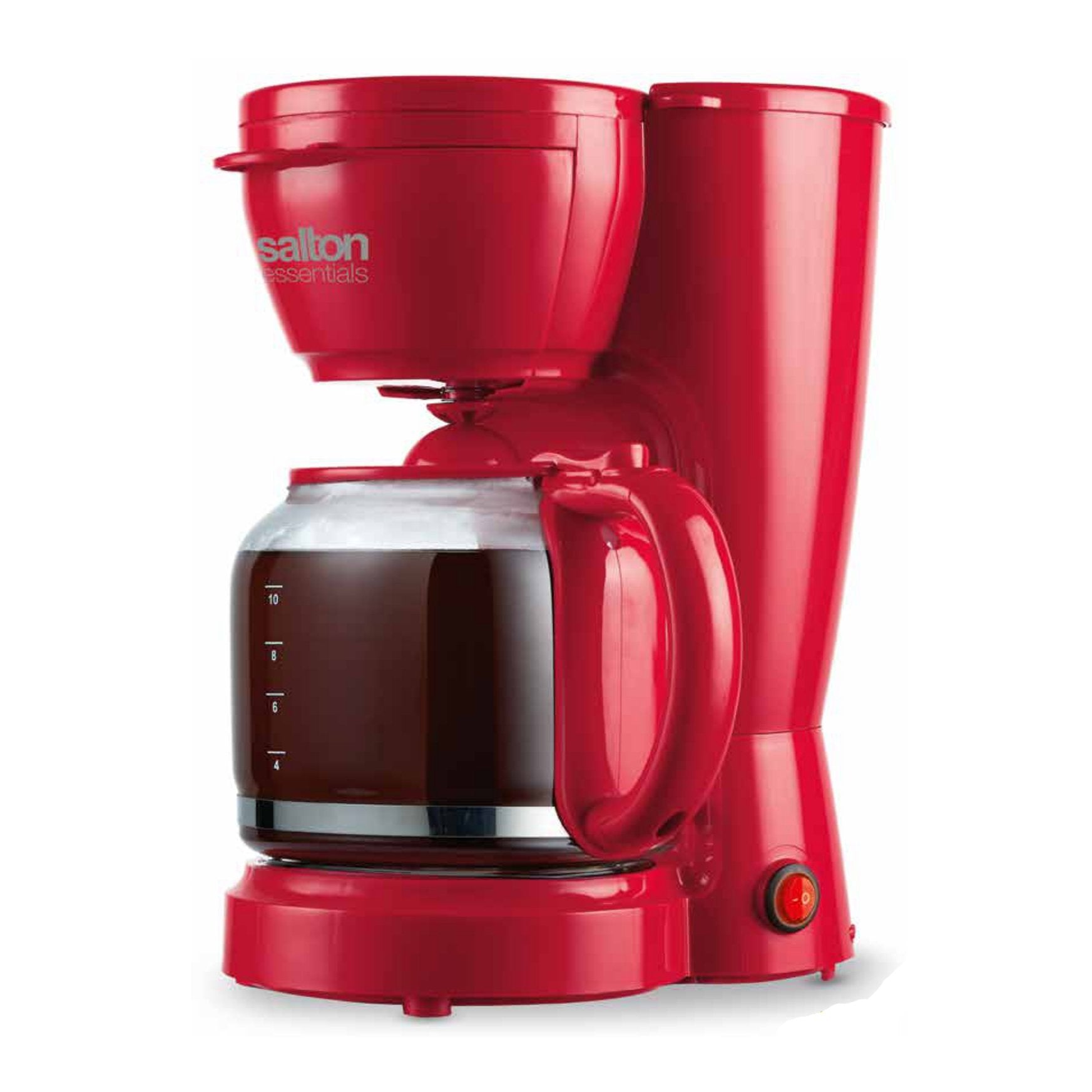 Salton Essentials Cafetière 12 Tasses 3L Rouge - Simple Boutique