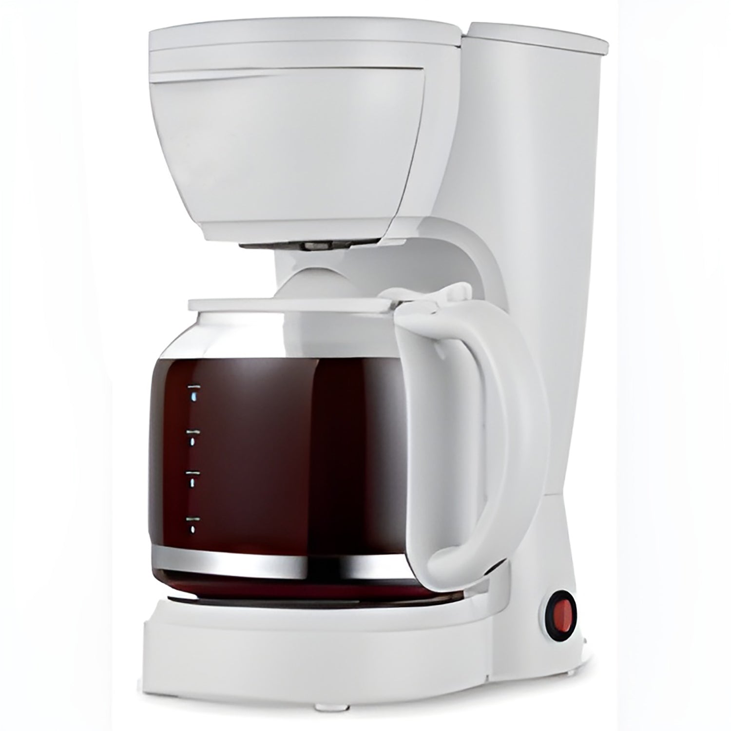 Salton Essentials EFC1774 - Cafetière 12 Tasses, 900 Watts, Blanc - Simple Boutique