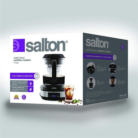 Salton FC1939 Cafetière Digitale Infusion à Froid 7 Tasses