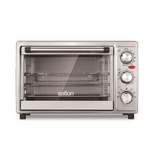 Salton - Four Grille-Pain et Friteuse à Air, Capacité de 6 Tranches, 6 Fonctions de Cuisson, Accessoires Compris - Simple Boutique