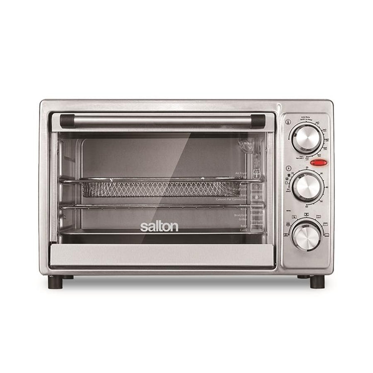 Salton - Four Grille-Pain et Friteuse à Air, Capacité de 6 Tranches, 6 Fonctions de Cuisson, Accessoires Compris - Simple Boutique