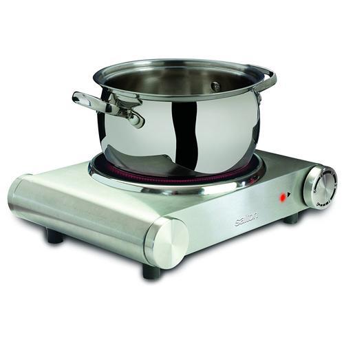 Salton HP1502 Réchaud Portable Simple À Infrarouge En Acier Inoxydable - Simple Boutique