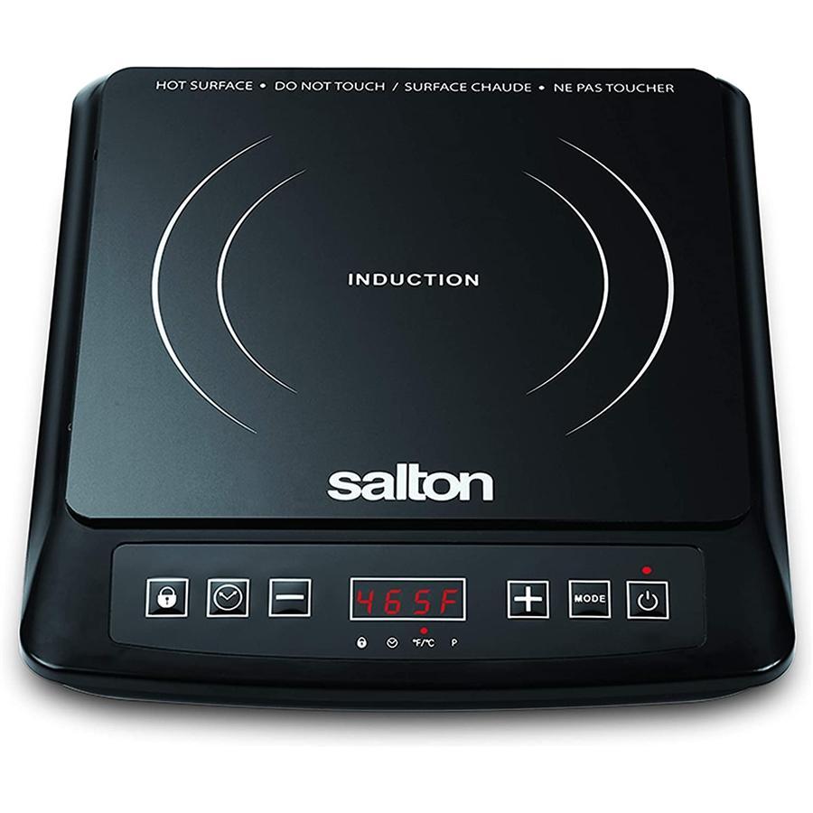 Salton ID1948 - Plaque de Cuisson Portable à Induction avec 8 Réglages de Température, Noir - Simple Boutique