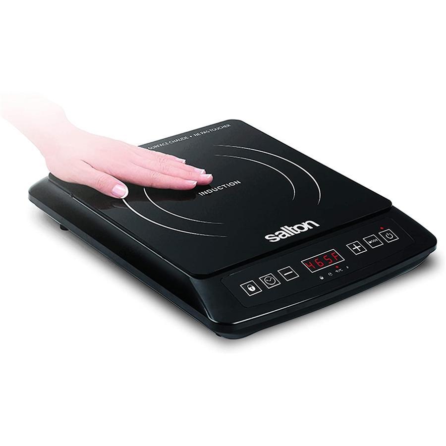 Salton ID1948 - Plaque de Cuisson Portable à Induction avec 8 Réglages de Température, Noir - Simple Boutique