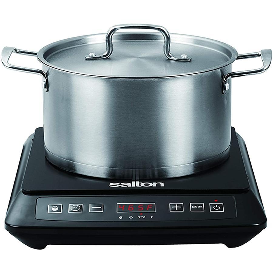 Salton ID1948 - Plaque de Cuisson Portable à Induction avec 8 Réglages de Température, Noir - Simple Boutique