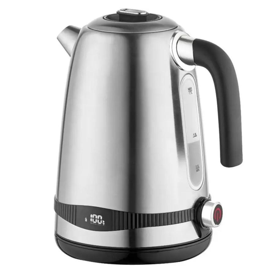 Salton JK2038 - Bouilloire à Température Contrôlée, Capacité de 1.7L, 1100W, Acier Inoxydable - Simple Boutique