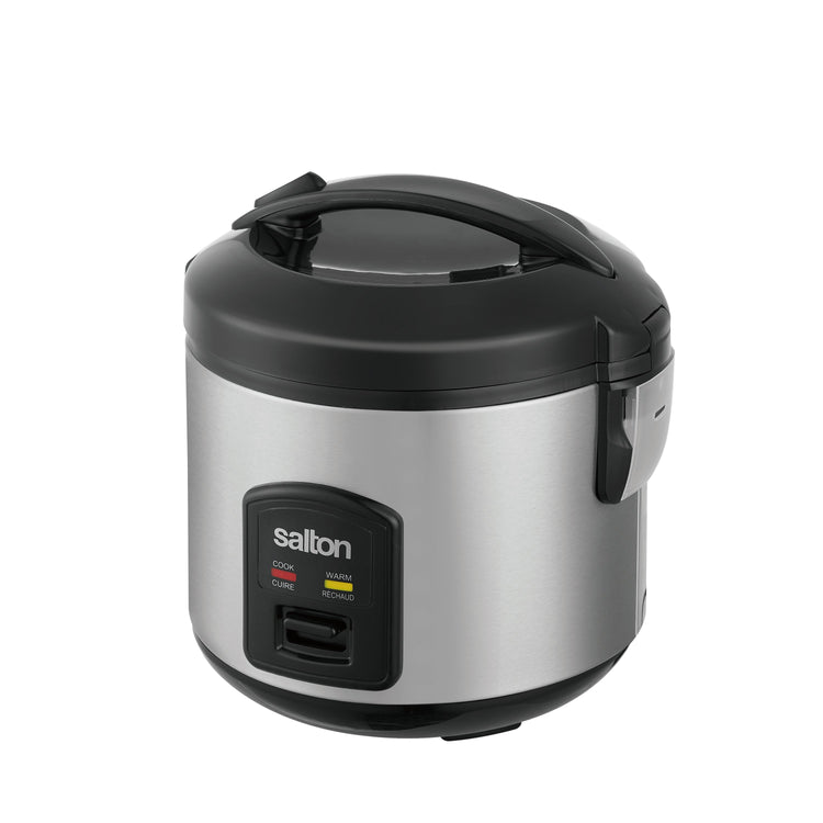 Salton RC2027 Cuiseur À Riz Automatique 8 Tasses, Acier Inoxydable - Simple Boutique