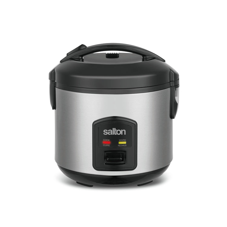 Salton RC2027 Cuiseur À Riz Automatique 8 Tasses, Acier Inoxydable - Simple Boutique