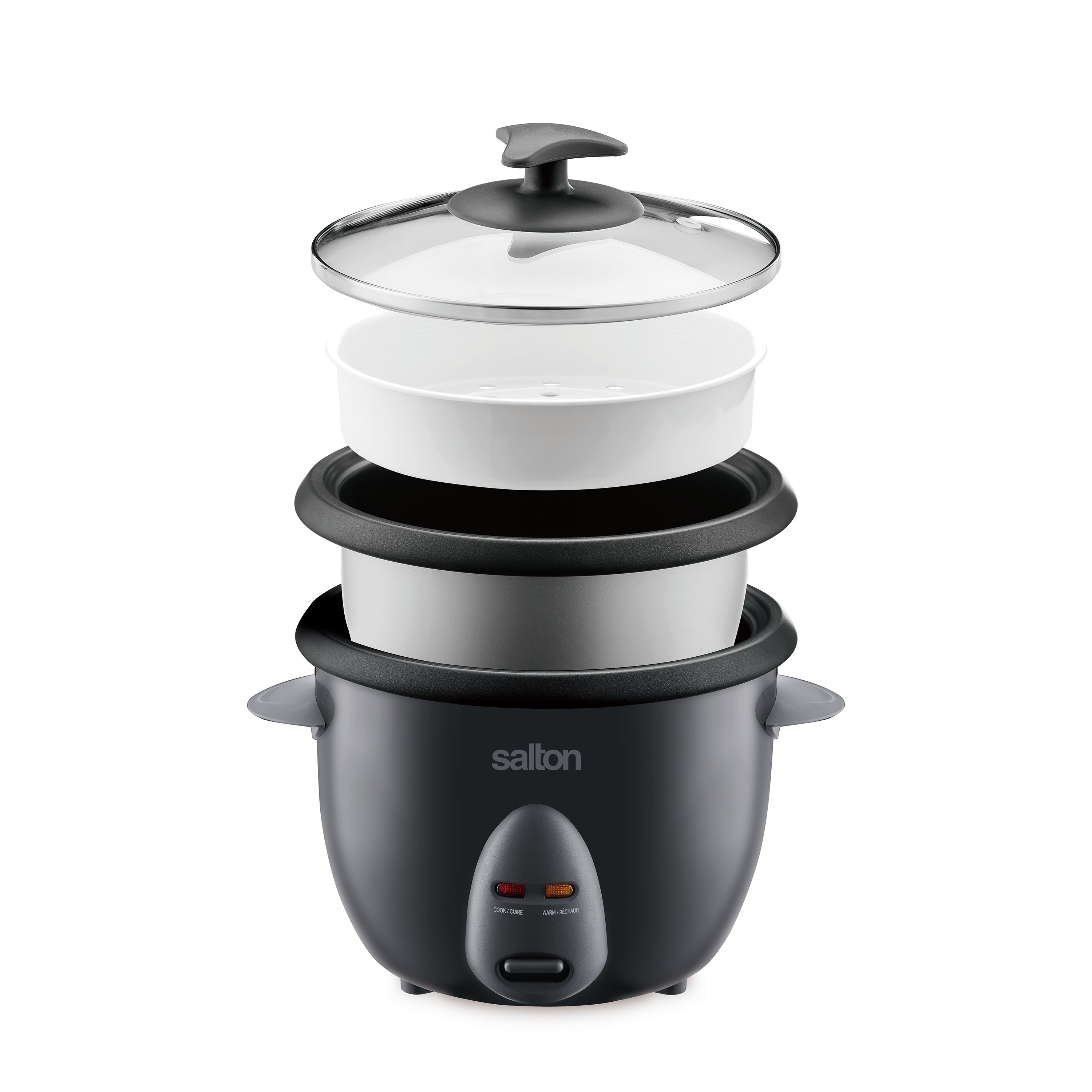 Salton RC2088 Cuiseur À Riz XL Automatique 10 Tasses Noir - Simple Boutique