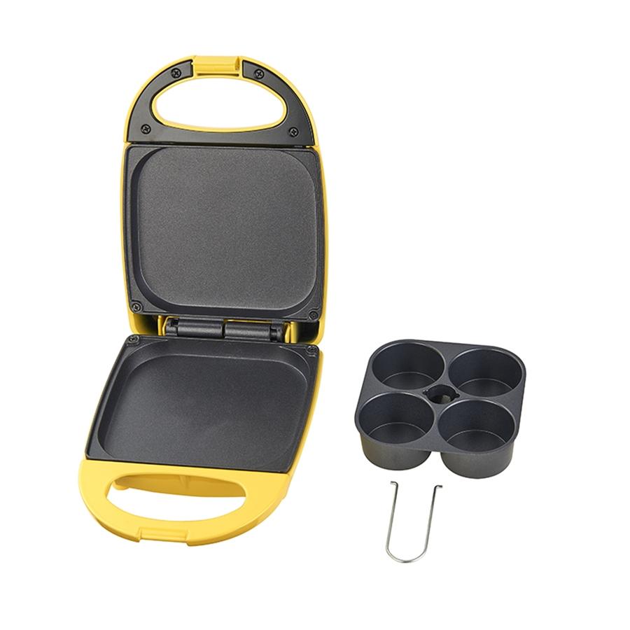 Salton SP2042 - Appareil pour Bouchées aux Oeufs avec Plateau Amovible Antiadhésif, Jaune - Simple Boutique