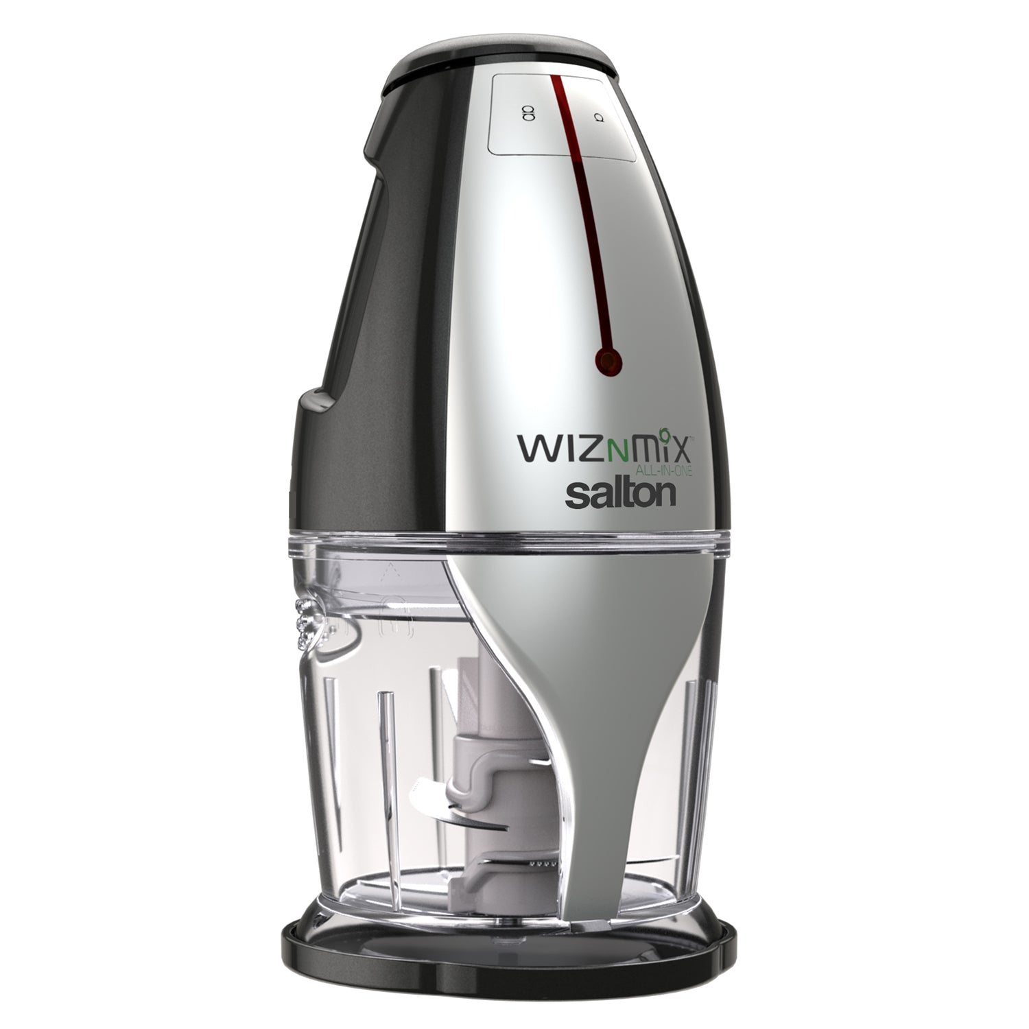 Salton WizNMix FP2102BK - Mélangeur, Hachoir et Robot Culinaire Tout-en-un, 750 ml, Noir - Simple Boutique