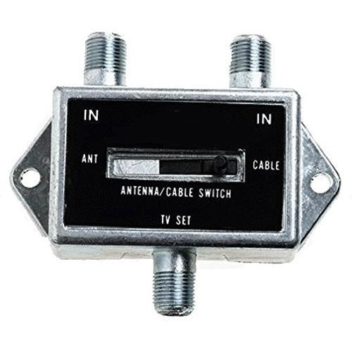 Sélecteur A / B coaxial 2 voies Type F - Simple Boutique