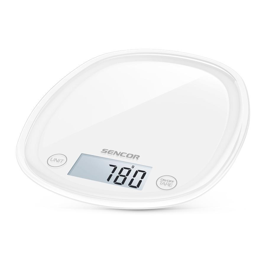 Sencor - Balance de Cuisine avec Écran ACL, Capacité Maximum de 5 kg, Blanc - Simple Boutique