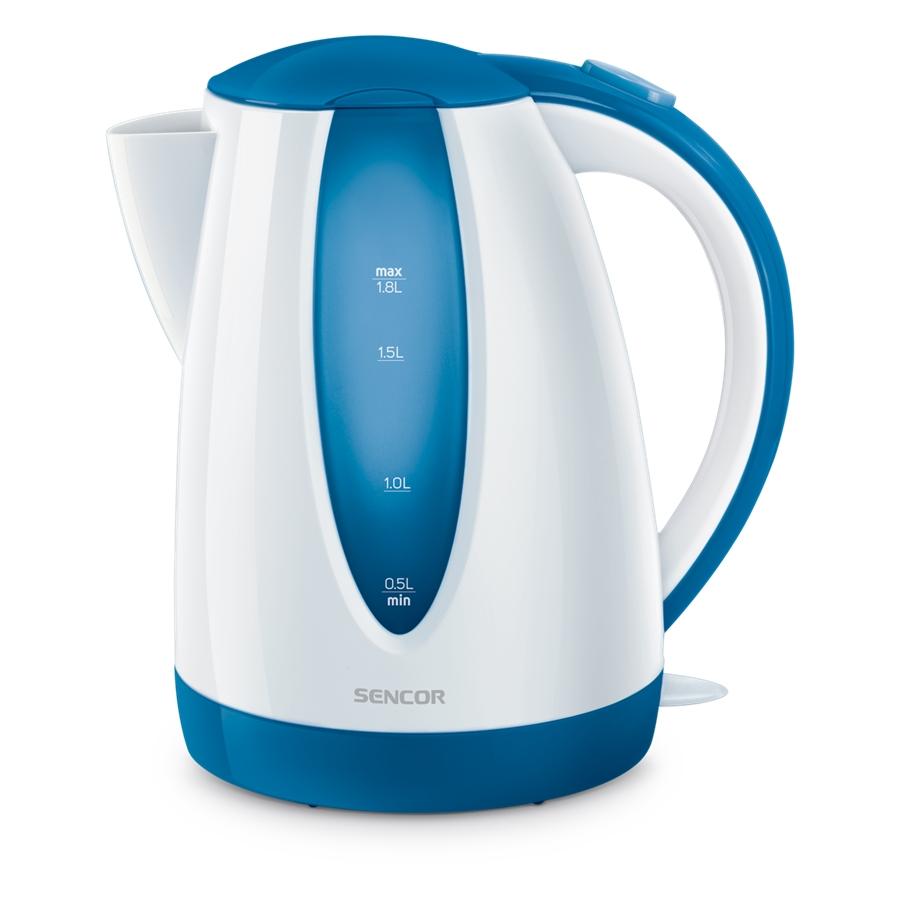 Sencor - Bouilloire Électrique avec Filtre Amovible, Capacité de 1.8 Litres, 1200W, Bleu - Simple Boutique