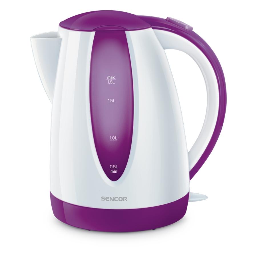 Sencor - Bouilloire Électrique avec Filtre Amovible, Capacité de 1.8 Litres, 1200W, Mauve - Simple Boutique