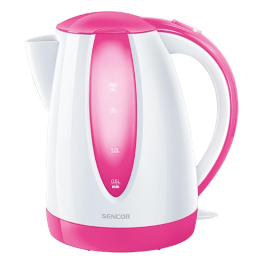 Sencor - Bouilloire Électrique avec Filtre Amovible, Capacité de 1.8 Litres, 1200W, Rose - Simple Boutique